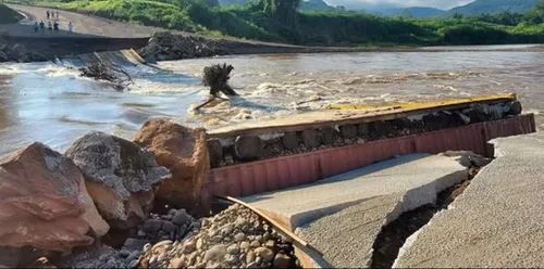 'Ponte da Felizcidade' foi destruída