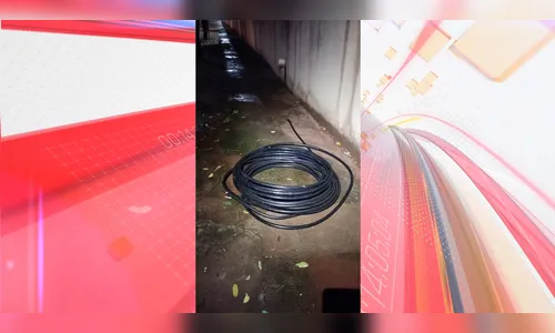 Homem é preso em flagrante em Apucarana por furtar 30 metros de fios