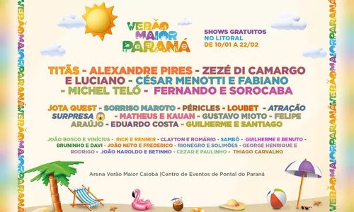 Governo lança playlist oficial do Verão Maior Paraná 2024/2025