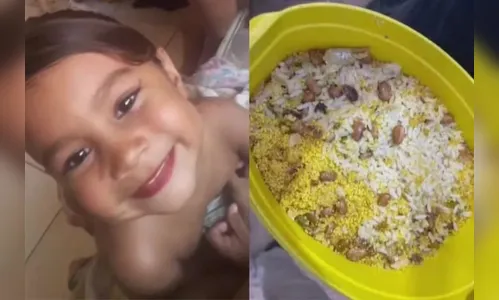 Menina de 3 anos morre após comer arroz envenenado