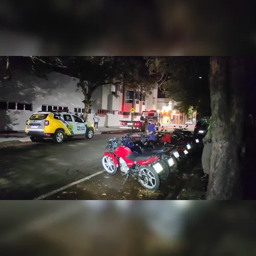 PM de Arapongas apreende 15 motocicletas durante operação de trânsito