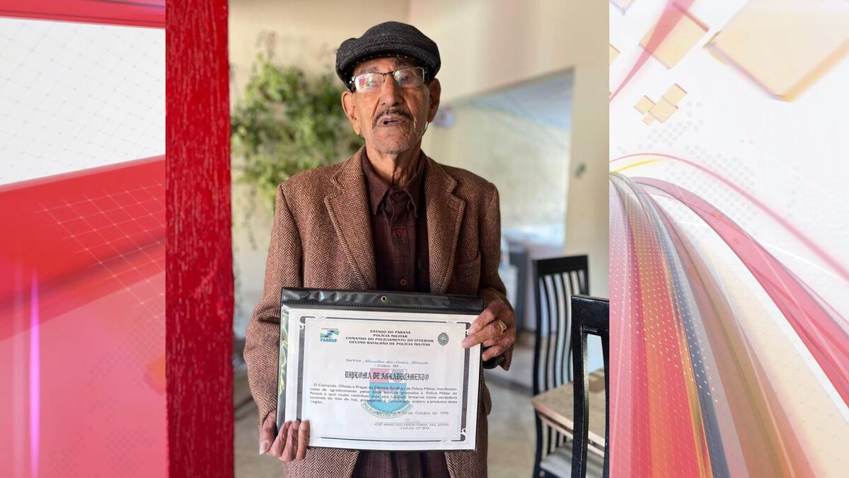 Pioneiro de Apucarana, cabo Marcelino Miranda morre aos 96 anos