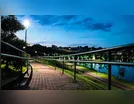 Mulher foge para o Lago Municipal após agressão em Jardim Alegre