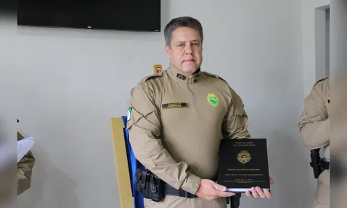 PM de Apucarana realiza solenidade de despedida de 2º sargento