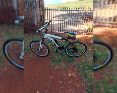 A bicicleta furtada