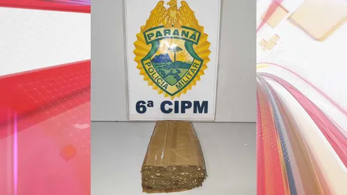 A droga estava no porta malas do veículo