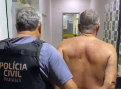 A polícia cumpriu mandado de prisão em Novo Itacolomi e conduziu o homem para a 17ª Subdivisão Policial de Apucarana (17ª SDP).