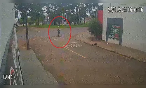 Imagens fortes: câmera flagra atropelamento de ciclista em Arapongas