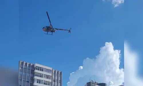 Entenda porque helicóptero da PM sobrevoou bairros de Apucarana