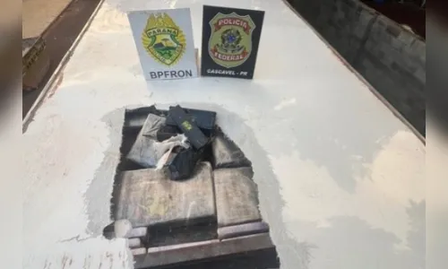 Quase 3 toneladas de maconha são apreendidas no PR em carga de carreta
