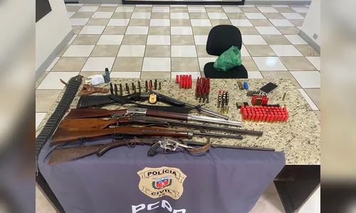 Dono de bezerro que matou cachorros é preso com arsenal de armas