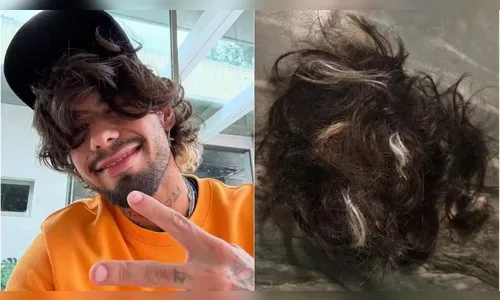 Virginia se espanta com novo visual de Zé Felipe: 