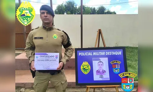 Cabo Gomes é o Policial Militar Destaque do Trimestre pela 6ª CIPM