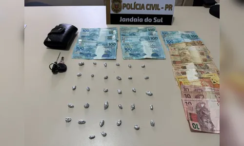 Casal é preso com 32 pedras de crack em Jandaia do Sul