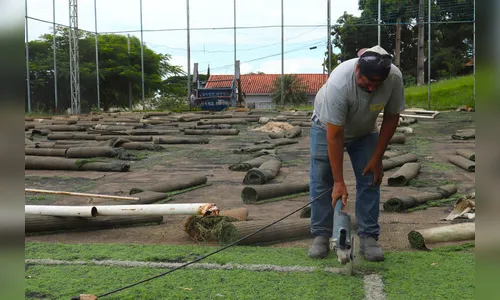 Prefeitura de Arapongas inicia manutenção de unidades do Meu Campinho