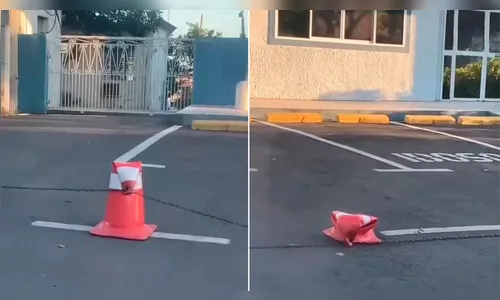 Calor extremo faz cones de trânsito 'derreterem'; veja vídeo