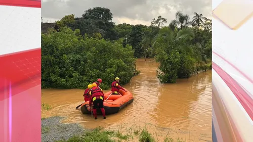 Corpo de Bombeiros faz operação para resgatar ilhados