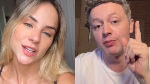 Em entrevista para o portal Leo Dias, a loira esclareceu os rumores envolvendo o artista