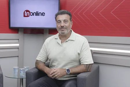 Ex-deputado Fernando Francischini nos estúdios do TNOnline