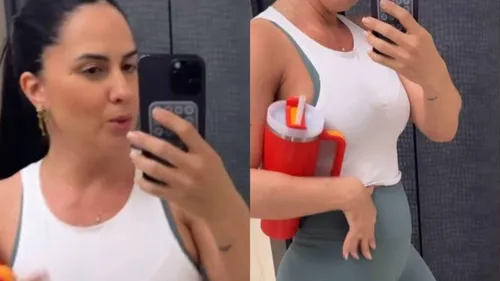 Graciele Lacerda já eliminou 11 kg