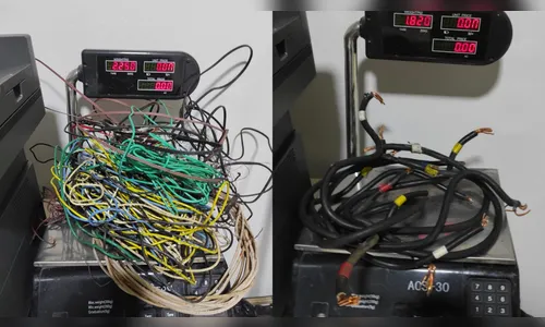 Homem é flagrado com fios de cobre furtados em Apucarana