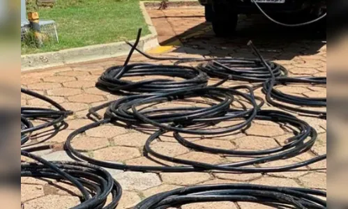 Cinco suspeitos são flagrados furtando fios em Apucarana