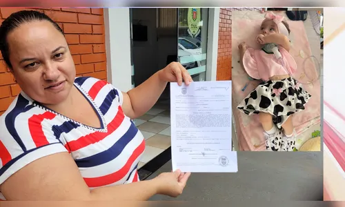 Mãe registra BO para garantir oxigênio para bebê com doença rara