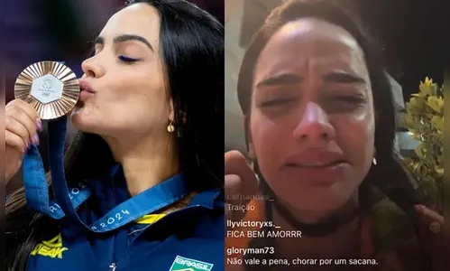 Medalhista olímpica viaja para ver namorado e descobre traição; vídeo
