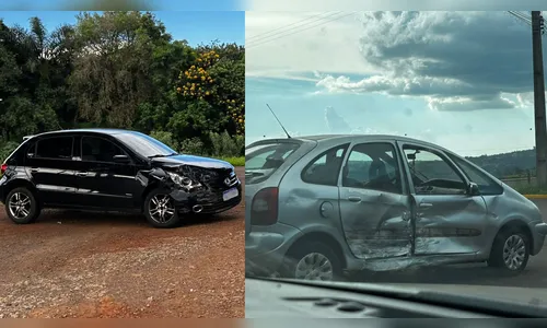 Colisão entre dois veículos é registrada na Vila Reis, em Apucarana