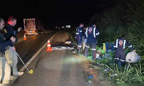 Motorista foge após atropelar e matar pedestre na BR-376 em Marialva
