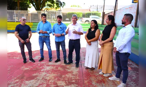 Prefeito e deputado anunciam R$ 495 mil para obra em escola