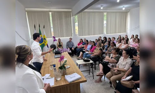 Rodolfo conversa com gestoras e reforça compromisso com a Educação