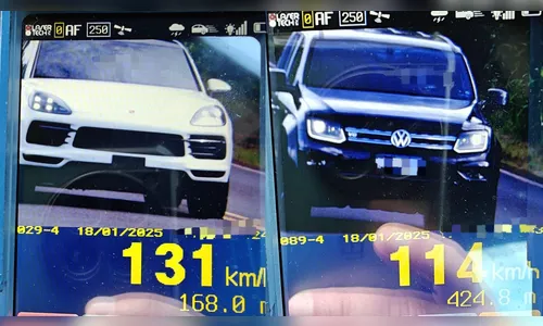 Porsche é flagrado 50 km/h acima do permitido em trecho da PR-445
