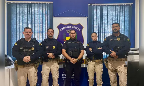 Chefe da Delegacia da PRF de Londrina visita a Guarda Municipal