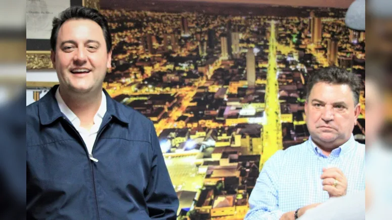 Ratinho Junior e Sérgio Onofre