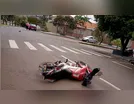 Homem de 56 anos fica ferido em acidente na Av. Paraná em Ivaiporã