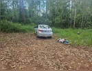 Carro roubado é encontrado abandonado em área de mata na BR-376