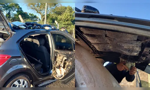 Motorista é preso com carro lotado de drogas em Mandaguari
