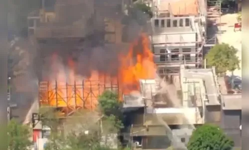 Incêndio nos Estúdios Globo fere funcionários e destrói cenários