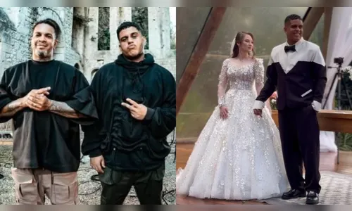 Gaab, filho mais velho de Rodriguinho, se casa no interior de SP