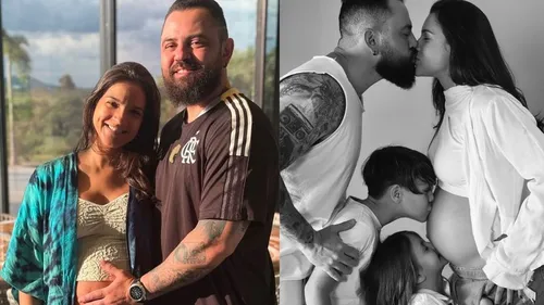 A criança é fruto do casamento dele com a sua esposa, a médica Marcella Barra