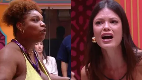 A discussão se intensificou entre Vitória e a trancista