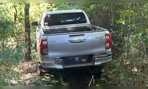 Após assalto, PM localiza caminhonete roubada em São João do Ivaí