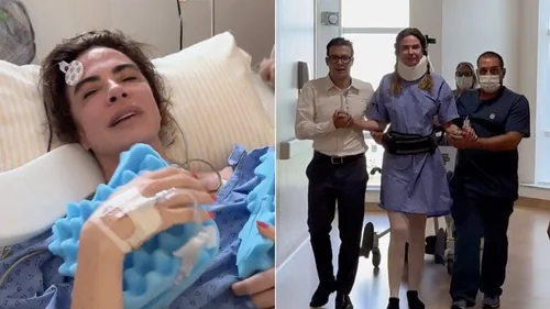 A equipe da artista divulgou um comunicado contando que o procedimento correu dentro do previsto