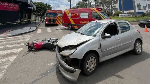 A equipe do Siate/ Corpo de Bombeiros, atendeu a ocorrência.
