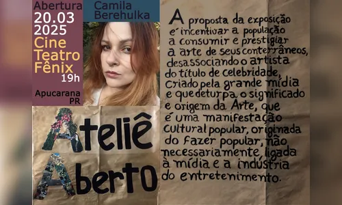 Cine Teatro Fênix recebe exposição da apucaranense Camila Berehulka