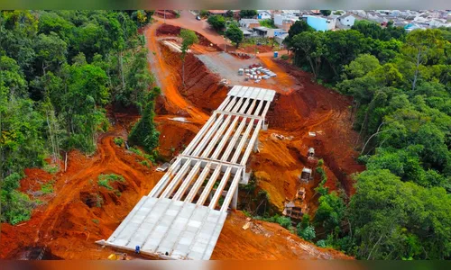 Interligação de bairros chega a 70% das obras concluídas em Arapongas