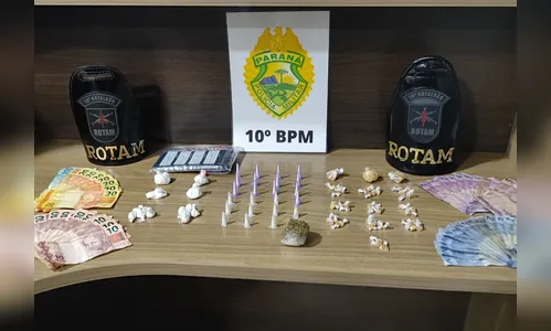 Traficante é preso com drogas sentado em cadeira de praia em Apucarana