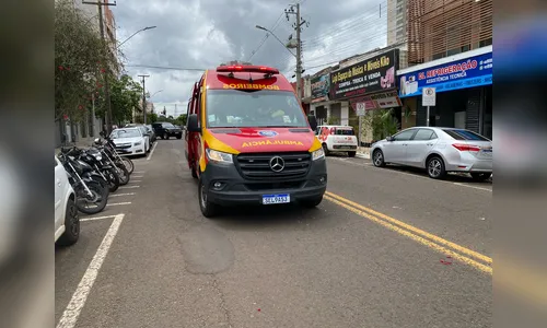 Motociclista colide contra caminhonete e mobiliza Siate em Apucarana