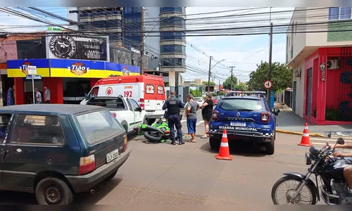 Acidente com moto de alta cilindrada deixa homem gravemente ferido